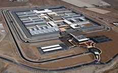 Aerial view of the Canarias II Penitentiary Center with Gran Canaria